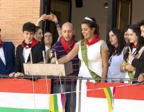 Chupinazo San Antonio 2019 desde el Balcón del Ayuntamiento