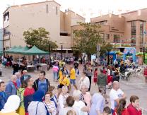 Hinchables para los niños y degustación de zurracapote para mayores