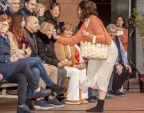 Acción performativa representado el progreso de Pradejón