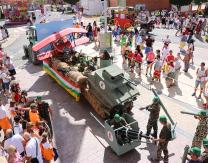 Carroza sobre la Legión