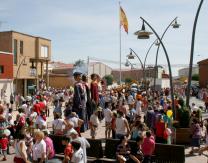 Ambiente en el desfile de carrozas