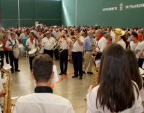 Vino de honor para todo el pueblo, amenizado por la Banda Municipal de Múscia